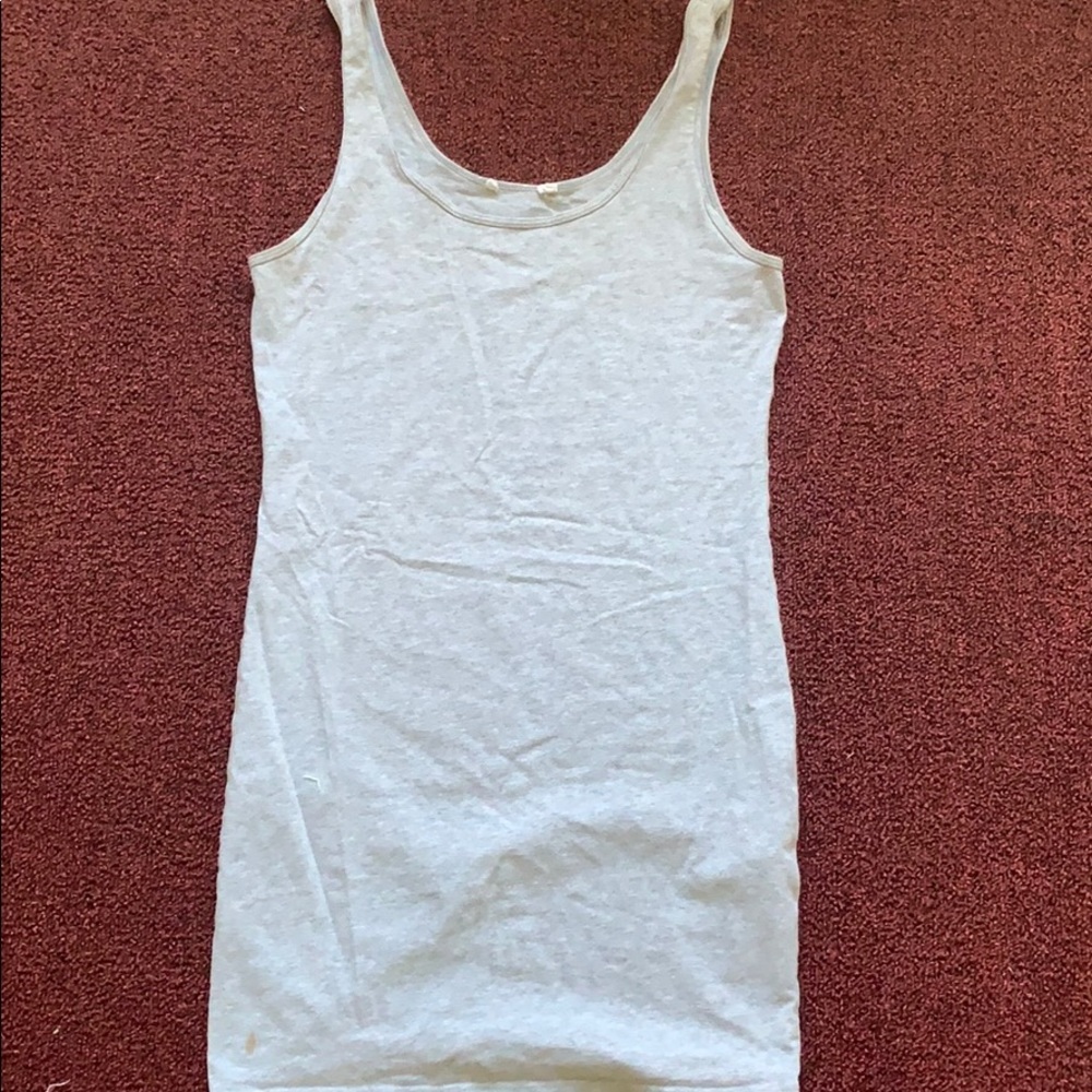 Gray tank top dress